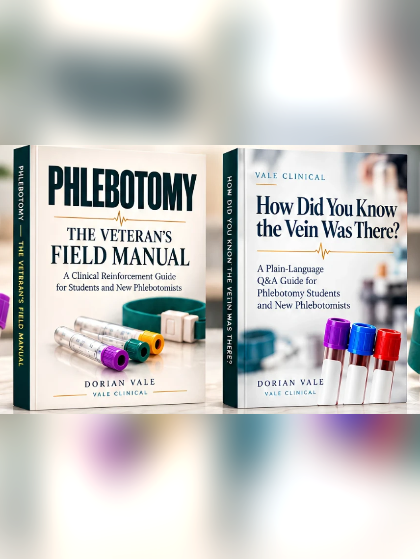 Phlebotomy Student 2-Book Bundle cover